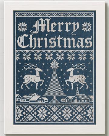 Christmas Town: A Holiday Sampler / Modern Folk Embroidery