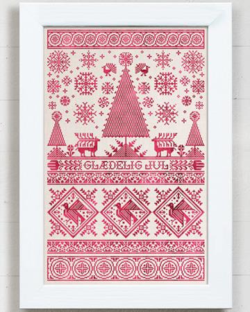 A Scandinavian Christmas Sampler / Modern Folk Embroidery