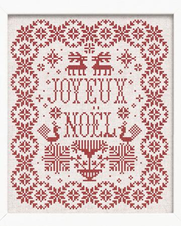 Joeyeux Noël - A French Christmas Sampler / Modern Folk Embroidery