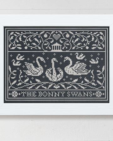 The Bonny Swans / Modern Folk Embroidery
