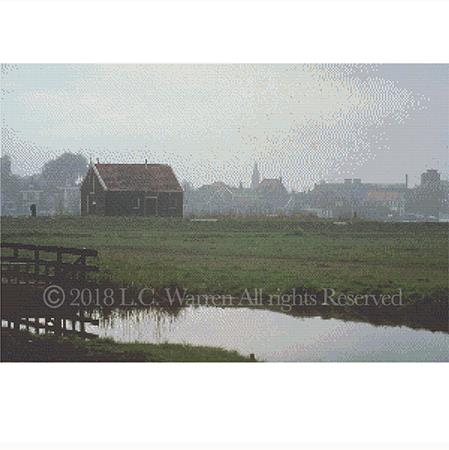 Dutch Landscape / PurrCat CrossStitch