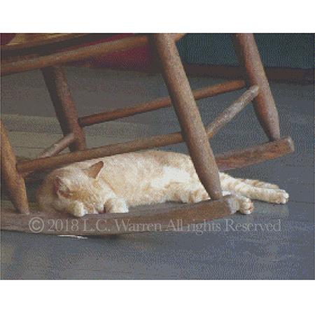 Rocking Chair Cat / PurrCat CrossStitch