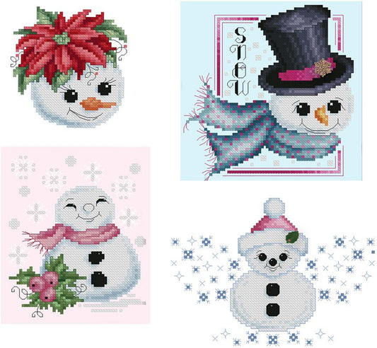 Snowman Ornaments / Kitty & Me Designs