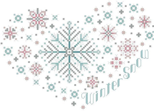 Winter Snow / Kitty & Me Designs