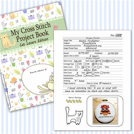 Cross Stitch Project Book Cat Lover's / PinoyStitch