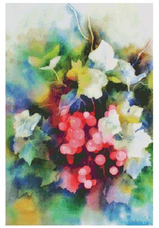 Watercolor Berries / Fox Trails Needlework