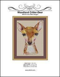 Woodland Critter - Deer Cross Stitch Pattern / StitchX Craft Designs
