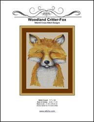 Woodland Critter - Fox Cross Stitch Pattern / StitchX Craft Designs