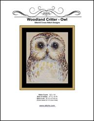 Woodland Critter - Owl Cross Stitch Pattern / StitchX Craft Designs