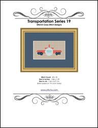 Transportation Series 19 Cross Stitch Pattern / StitchX Craft Designs