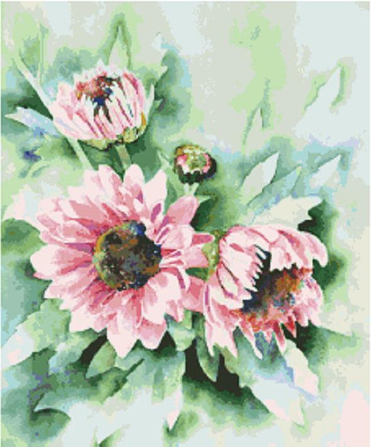 Watercolor Flowers 2 / Fox Trails Needlework