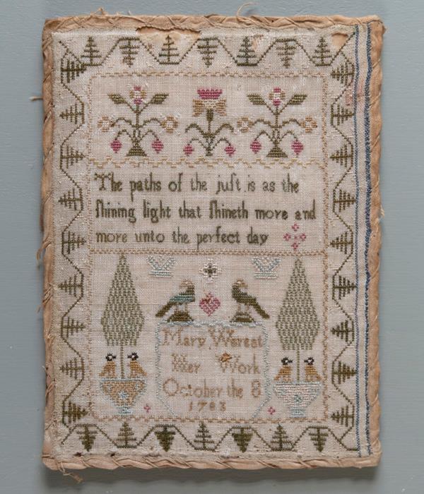 Mary Wereat, 1783 / Modern Folk Embroidery