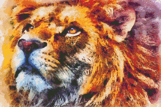 Lion Wild Portrait / Fox Trails Needlework