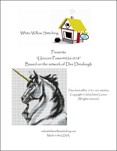 Unicorn Power / White Willow Stitching