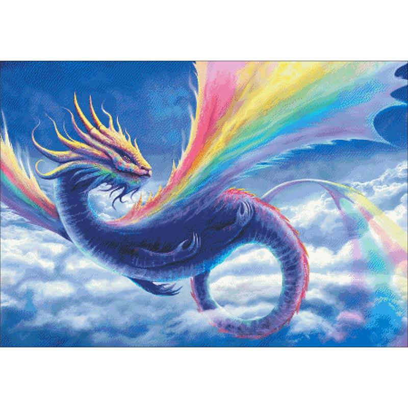 Rainbow Dragon / Charting Creations