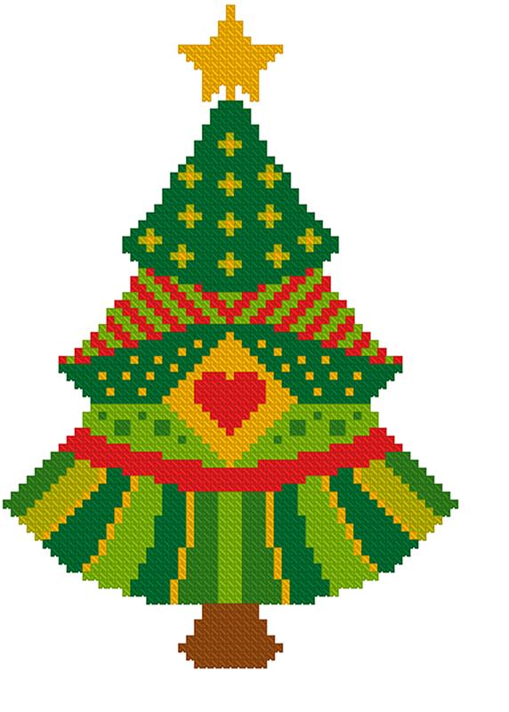 Colorful Christmas Tree / Kiokiz