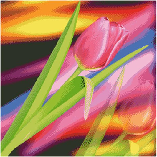 Tulip Fractal / Fox Trails Needlework