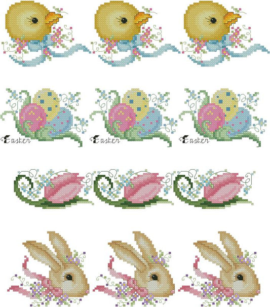 Borders Easter / Kitty & Me Designs