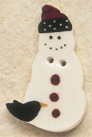 Snowman with Crow / 43042 WI / Debbie Mumm