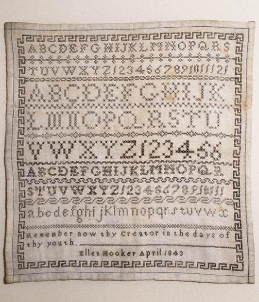 Ellen Hooker 1843 / Modern Folk Embroidery