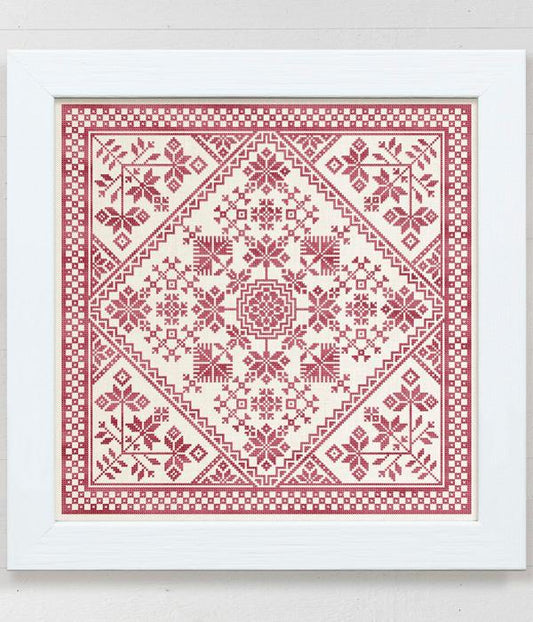 Hälsingland Blommor - Swedish style pattern / Modern Folk Embroidery