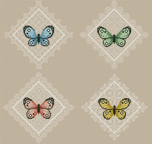 Butterflies And Lace / Kitty & Me Designs
