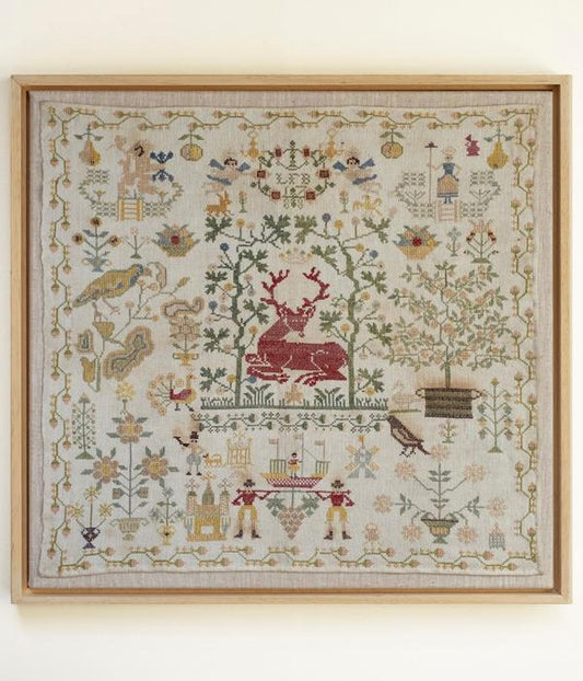 LFB 1788 - A Red Deer Sampler / Modern Folk Embroidery