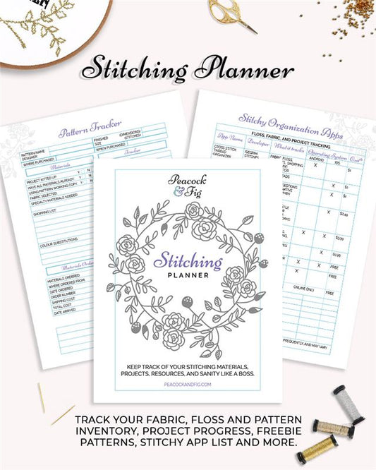 Stitching Planner / Peacock & Fig