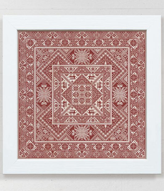 A Winter Kaleidoscope / Modern Folk Embroidery