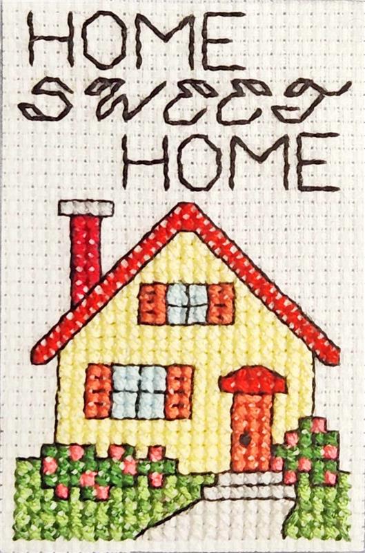 Home Sweet Home Keychain Kits / Rogue Stitchery