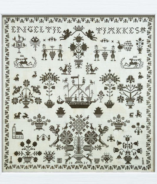 Engeltje Tjakkes 1835 - MFE SAL 2022 (full pattern) / Modern Folk Embroidery
