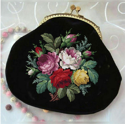 Beautiful and Unusual Roses-A / Antique Needlework Design