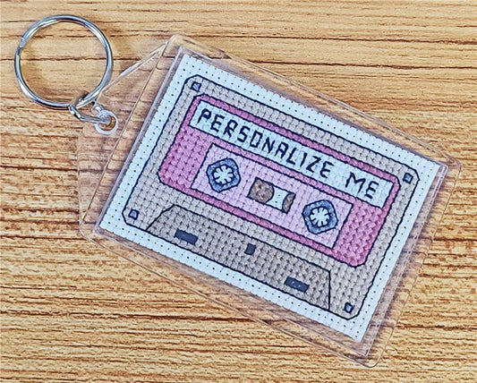 Cassette Tape for Keychain Kits / Rogue Stitchery