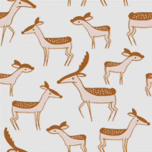 Deer Tile / X Squared Cross Stitch / 49097