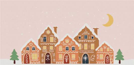 Gingerbread House Scene / X Squared Cross Stitch / 49146