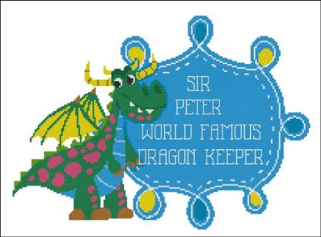 World Famous Dragon Keeper Boy (Customizable) / PinoyStitch