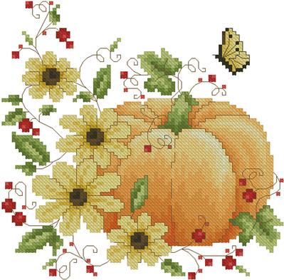Autumn Pumpkin / Kitty & Me Designs