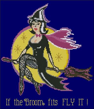 Witch - If the Broom Fits Fly It! / PinoyStitch