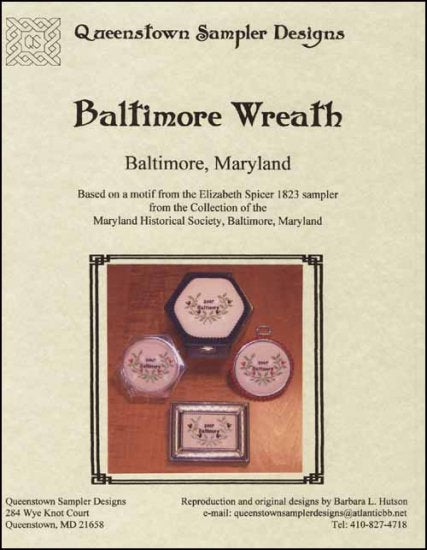 Baltimore Wreath / Queenstown Sampler Designs