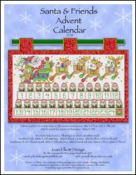 Santa & Friends Advent Calendar / Joan Elliott / Pattern