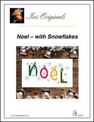 Noel with snowflakes / Iris Originals