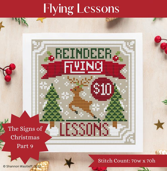 2023 Signs Of Christmas Flying Lessons / Shannon Christine Designs