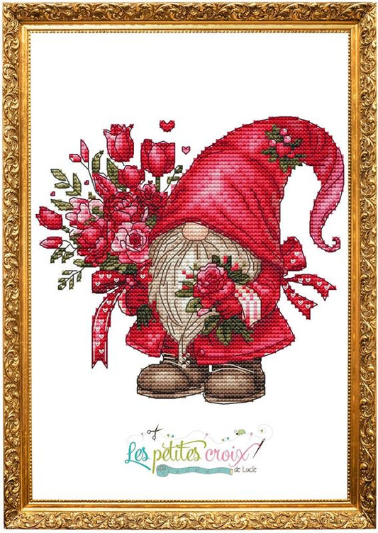 Valentine gnome 2024 / Les petites croix de Lucie