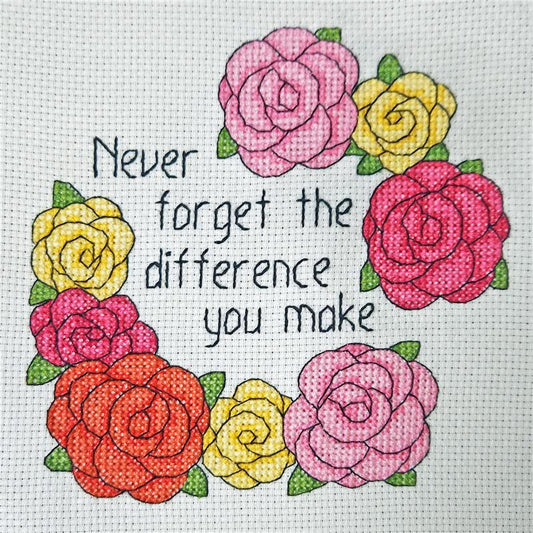You Make a Difference / Rogue Stitchery