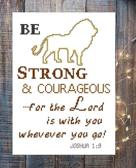 Be Strong & Courageous / Iris Originals