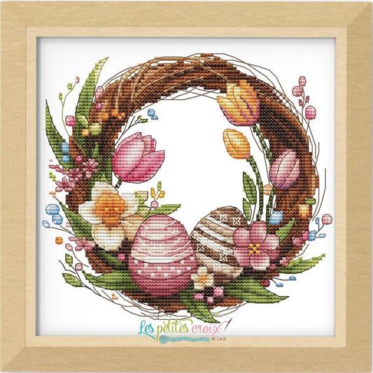 Easter wreath / Les petites croix de Lucie