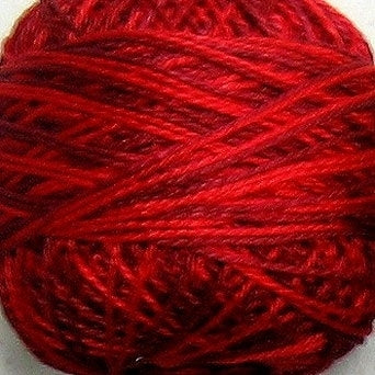 Vibrant Reds / 5VAM43 Pearl Cotton Size 5 Balls