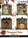 Halloween Spooktacular Ornament Series Parts 1-4 / Tiny Modernist Inc