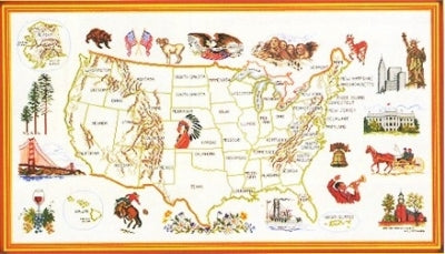 USA Map / Eva Rosenstand