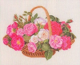 Roses In A Basket / Eva Rosenstand
